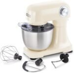 DASH Tilt-Head 3.5qt Stand Mixer 12 Speeds with Paddle, Dough Hook, and Whisk Attaachments - Cream - Image 2