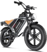 DEEPOWER Electric Bike for Adults,1500W/3500W Peak Motor,30MPH Electric Bicycle,48V 20AH/35AH/60AH Battery,35-180 Miles,20" Fat Tire Ebike, Shaman0 7-Speed Electric Dirt Bike - Image 2