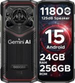 DOOGEE Blade 20 Pro Rugged Phone Unlocked,Android 15,Octa Core,24GB+256GB,11800mAh Rugged Smartphone with 125dB Speakers,6.6" HD Display,50MP+Night Vision Camera,Face ID/Fingerprint/NFC/WIFI6/OTG - Image 2