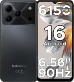 DOOGEE Note 56 Unlocked Phones, Latest Android 16 OS Cell Phone 6150mAh Battery, 24GB+64GB/TF 2TB Expand Octa-Core, 6.56" 90Hz HD+ Display, 8MP+5MP AI Camera, Face Unlock, 4G Dual SIM Card Smart Phone - Image 2