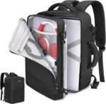Deegotech Carrying Case Compatible with PS5/PS5 Pro/PS5 Slim, Protective Travel Bag Backpack Compatible with Playstation 5 Console, Disc, Accessories and 15.6" Laptop, Black - Image 2