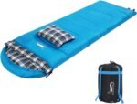 Desert & Fox Cotton Flannel Sleeping Bags with Pillow, 4 Season Warm & Cold Weather Envelope Compression Sack, Lightweight & Portable Backpacking Sleeping Bag for Outdoor Camping, Hiking, Traveling - Image 2