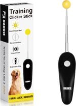 Dog Training Clicker with Target Stick – Portable & Retractable Trainer with Comfortable Handle and Bright Target Ball – Dog Agility Training Aids, Essential Tools & Equipment for Puppies, Cats & Pets - Image 2