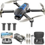 Drones with Camera for Adults 4K, Brushless Motor Drone for Kids Beginners, FPV Foldable RC Quadcopter with 3 Batteries, 45 Mins Long Flight Time, Beyond-Range Loss Alert, Toys Gifts for Men Boys - Image 2