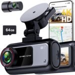Dual Dash Cam for SUV: 4K Front + 2K Rear WiFi GPS for RAV4 CR-V HR-V Equinox Highlander Explorer – 72H Parking Mode Loop Recording G-Sensor 64GB - Image 2
