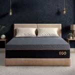 EGOHOME 12 Inch Queen Mattress, Copper Gel Cooling Memory Foam for Back Pain Relief, Therapeutic Bed in a Box, Foam Made in USA, CertiPUR-US Certified, 60x80x12 Black - Image 2