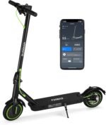 Electric Scooter for Adults - Rear Shock Absorber, 500W Motor, 19Mph Max Speed, 8.5" Solid Tires, 18 Miles Range, Dual Rear Suspension, Portable Commuting E-Scooter with Double Braking System and App - Image 2