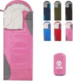 Elevon Sleeping Bag for Adults Teens Kids Cold Warm Weather, Portable Waterproof & Lightweight - Image 2