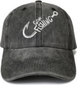Embroidered Gone Fishing Hats - Image 2