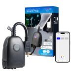 Enbrighten Vibe Outdoor Smart Plug, 2 Grounded Outlets, Weather-Resistant, Custom ON/Off Controls, Schedule Outdoor Lighting, Works with Alexa, Google Assistant, Black,51251 - Image 2