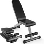 FF Finer Form 5-in-1 Weight Bench, Adjustable & Foldable for Bench Press, Strength Training and Full Body Workout, Perfect for Dumbbell Sets or an Adjustable Dumbbell Set in Your Home Gym - Image 2