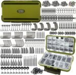 Fishing Accessories Kit, 264/423PCS Fishing Tackle Box with Hooks, Weights, Sinkers for Bass Trout, Gifts for Men,Kids - Image 2