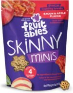 Fruitables Skinny Mini Dog Treats, Healthy Sweet Potato Treat for Dogs, Low Calorie & Delicious, Puppy Training, No Wheat, Corn or Soy, Made in the USA, Bacon and Apple Flavor, 5oz - Image 2