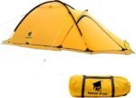 Geertop Portable 2 Person 4 Season Tent Waterproof Backpacking Tent Double Layer All Weather for Camping Hiking Travel Climbing Mountaineering - Easy Set Up - Image 2