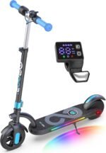 Gyroor H40 Kids Electric Scooter, 180W Motor, Up to 10 MPH, LED Display & Colorful Lights, Adjustable Height, for Boys & Girls Ages 8-12, Great Birthday Gift - Image 2