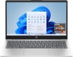 HP 14 inch Laptop, HD Touchscreen Display, AMD Ryzen 5 7520U, 8 GB RAM, 512 GB SSD, AMD Radeon Graphics, Windows 11 Home, Natural Silver, 14-em0499nr - Image 2