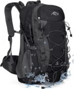 INOXTO lightweight Hiking Backpack 35L/40L Hiking Daypack with Waterproof Rain Cover for Travel Camping Outdoor Men and Women - Image 2