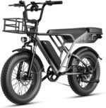 Jasion RetroVolt Electric Bike for Adults, 1500W/2000W Peak - 30/38MPH Electric Dirt Bike, 48V-52V, 13AH/20AH Battery, 65/90Miles Max Range Electric Motorcycle, 20'' X 4'' Fat Tire All-Terrain E-Bike - Image 2