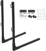 KUAFU RV Foldable Tote Tank Rack Carrier Compatible with Suitcase Sizes (15, 21, 28 and 36 gallons) Universal Fit Mounts on 4" or 4.5" Square RV Bumpers - Image 2