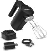 KitchenAid Go Cordless Hand Mixer - battery included, KHMR762, Black Matte - Image 2