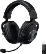 Logitech G PRO X Wireless LIGHTSPEED Gaming Headset with Blue VO!CE Mic Filter Tech, 50 mm PRO-G Drivers, and DTS Headphone:X 2.0 Surround Sound, 20+ Hour Battery Life - Black - Image 2
