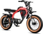 Luckeep M5/MAX Electric Bike for Adults/Teen,2000W/2500W Peak Motor,37.5/32 MPH, 48V/52V, 20AH-40AH Dual Battery Ebike,80/160 Miles 20" Fat Tire Electric Dirtbike,Electric Moped Motorcycle for Adults - Image 2