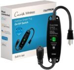 Lutron Smart Outdoor Plug for Caseta Smart Lighting, for Summer, Patio, Backyard, and Outdoor Lights, & Motors, 15A LED Fixtures & 1/2 HP Motors, PD-15OUT-BL, Black - Image 2