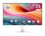 MSI PRO MP251W E2 24.5-inch IPS 1920 x 1080 (FHD) Gaming Office Monitor, 120Hz, Adaptive-Synch, HDR Ready, HDMI, VGA Port, Display Port,VESA Mountable, Tilt, Speaker, 4-Side Slim Bezel,1ms, White - Image 2