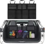 Mandark Car Trunk Organizer, Space Saving Vehicle Backseat Hanging with 8 Large Pockets, Automotive Interior Cargo Organization Storage Bag Accessories, Universal for SUV, Truck, Van - Image 2