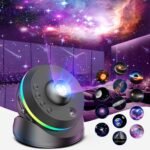 Meteor Galaxy Projector, 13 in 1 Planetarium Star Projector Starry Sky Night Light with Solar System Constellation Moon for Kids Adults Bedroom Ceiling Home Theater Living Room Decor - Image 2
