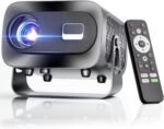 Mini Projector with WiFi and Bluetooth, Electric Focus & Vertical Keystone, 1080P HD 4K Support, Smart Projector with Built-in Streaming Apps, Portable Projector for Outdoor & Home Movie - Image 2