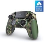 NACON Revolution 5 Pro Officially Licensed PlayStation Wireless Gaming Controller for PS5 / PS4 / PC - Hall Effect, Trigger Stops, Mappable Buttons, Bluetooth Audio - Field Camo - Image 2