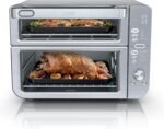 Ninja Air Fryer & Toaster Oven | Double Stack XL | Countertop Oven | 12-in-1 Fits 4.5lb Chicken & 6lbs of Wings | SmartFinish Cook 2 Different Meals at the Same Time | Stainless Steel | DCT601 - Image 2