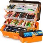 PLUSINNO Large 4-Layer Tackle Box with Tackle Included, 547Pcs Fishing Lures Kit - Pliers, Crankbait, Hooks, Weights & Accessories - Freshwater Bass Fishing Bait Lure Gear and Equipment, Gift for Men - Image 2
