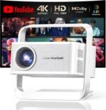 Projector with WiFi and Bluetooth, Smart 4K Projector Built-in 10,000+ APPS for Dolby Audio Home Theater Movie, Native 1080P Portable Outdoor-Proyector with HDR10+ - Image 2