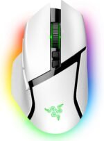 Razer Basilisk V3 Pro Customizable Wireless Gaming Mouse: Fast Optical Switches Gen-3 - HyperScroll Tilt Wheel - Chroma RGB - 11 Programmable Buttons - Focus Pro 30K Optical Sensor - White - Image 2
