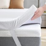 SINWEEK 2 Inch Gel Memory Foam Mattress Topper Twin Size, Ventilated High Density Pad for Back Pain, Bed Topper with Removable Soft Cover, CertiPUR-US Certified - Image 2