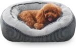 SIWA MARY Dog Beds for Small Medium Large Dogs & Cats. Washable Pet Bed, Orthopedic Dog Sofa Bed, Luxury Wide Side Fancy Design, Soft Calming Sleeping Warming Puppy Bed, Anti-Slip Bottom - Image 2