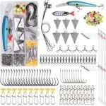 Saltwater Fishing Tackle Kit, 136pcs Surf Fishing Gear Fish Finder Rigs Saltwater Fishing Lures Crankbait Spoon Pyramid Sinker Fishing Hooks Leaders Swivels Ocean Fishing Tackle Accessories - Image 2