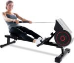 SereneLife Digital Folding Rowing Machines Magnetic - 8 Level Magnetic Resistance Rowing Machine Exercise - Foldable Travel Portable Rower Fitness Trainer Rowing Machine with LCD Monitor - Image 2