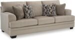 Signature Design by Ashley Stonemeade Casual Sofa with 4 Toss Pillows, Light Brown - Image 2