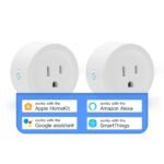 Smart Plug Mini HomeKit, Smart WiFi Outlet Support Apple HomeKit, Alexa and Google Assistant Voice Control Socket with Timer Schedule and Group Control Apple MFi Certified No Hub Required 2 Pack - Image 2