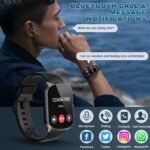 Smart Watch for Men Women, 1.95'' HD Curved Screen Smartwatch(Answer/Make Call), Fitness Tracker with 112 Sport Modes, IP68 Waterproof Fitness Watch with Heart Rate/Sleep Monitor/Pedometer/Calories - Image 2