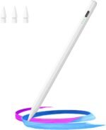 Stylus Pen for iPad(2018-2025)-13 Mins Fast Charge with Tilt Sensitivity & Palm Rejection for iPad 11/10/9/8/7/6th Gen, Air 7/6/5/4/3/M3/M2, Pro 13"/12.9"/11"/M4, Mini 7/6/5th, White - Image 2
