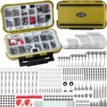 TRUSCEND Widely Used Fishing Tackle & Accessories Kit, Fishing Tackle Box with Tackle Included, Fishing Sinker Weight Hook Swivels Snap Leader Lures, Giftable Beginner Fishing Lures/Gear Set - Image 2