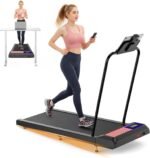 Treadmills for Home Small with 0%-8% Incline and APP Sync, Compact Under Desk Walking Treadmill Pad with Handle Bar Removable, Remote Control and LED Display, 2.5HP - Image 2