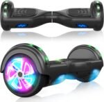 UNI-SUN Self Balancing Scooter for Kids, 6.5" Two Wheels Scooter with Bluetooth and Lights for Girls Boys Kids Adults - Image 2