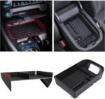 Upgraded Center Console Organizer Compatible with Toyota RAV4 2025 2024 2023 2022 2021 2020 2019 Interior Accessories, Gear Shift Storage Tray Secondary Box Insert Divider - 2pcs - Image 2