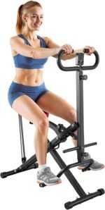 VEVOR Deep Squat Machine for Women Squat Rowing Machine for Home Easy Setup & Foldable Exercise Equipment, Glute Trainer Machine with 2-3 High-Strength Resistance Bands,for Gym Home Men - Image 2