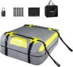 WELKIN Heavy Duty Rooftop Cargo Carrier Bag - 15 Cubic Waterproof Car Roof Bag for All Vehicles with/Without Rack - Includes Anti-Slip Mat, 6 Door Hooks, TSA Lock & Storage Bag - Reinforced Straps - Image 2